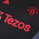 2025 M Utd Black Vest Training Jersey(A Set)