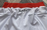 Rockets White Four Bags NBA Pants