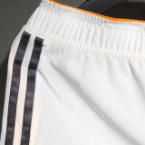 2013/2014 RM Home White Retro Player Version Shorts Pants 球员版