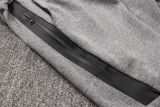 2018/19 NK~ Light Gray Hoody Zipper Jacket Tracksuit