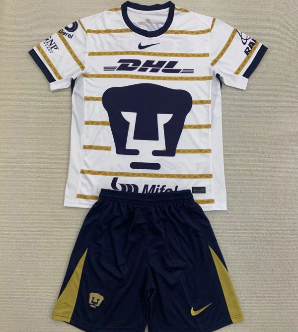 2024/25 Pumas UNAM Home Kids Soccer Jersey
