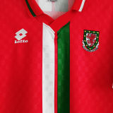 1996/98 Wales Home Red Retro Soccer Jersey