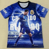 RONALDO #7 RM Special Edition Blue Fans Soccer Jersey