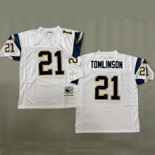 TOMLINSON #21 Men's Los Angeles Chargers Retro NFL Jersey 闪电