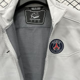 2026/27 PSG Jordan Grey Outdoor Jacket #立领RK901  不带帽