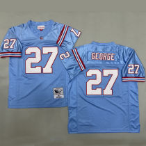 GEORGE #27 Men's Tennessee Titans Retro NFL Jersey 泰坦