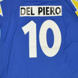1995-1996 JUV Away Blue Retro Soccer Jersey
