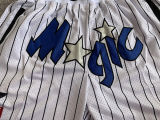 Magic White Four Bags NBA Pants