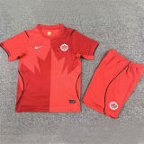 2026/27 Canada Home Red Kids Soccer Jersey