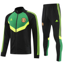 2024/25  M Utd Black Jacket Tracksuit