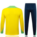 2025 Brazil Yellow Sweater Tracksuit