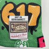 1907/08 Celtics GARNETT #5 Green  Retro NBA Jerseys 热压