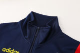 2025 Spain Sapphire Blue Jacket Tracksuit