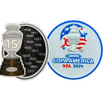 Conmebol Copa America USA 2024+15 Cup Patch Uruguay Jersey 2024 美洲杯章+ 乌拉圭 专用15字杯 (You can buy it alone OR tell us which jersey to print it on. )