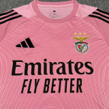 2025/26 Benfica Pink Red GK Soccer Jersey