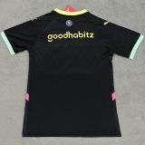 2024/25 P S V Away Black Fans Soccer Jersey