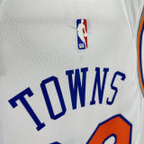 2025 NY Knicks TOWNS  #32 White City Edition NBA Jerseys