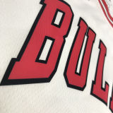 Bulls Jordan #23 White NBA Jerseys Hot Pressed