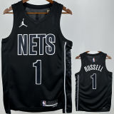 Nets RUSSELL #1 Black NBA Jerseys