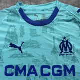 2025/26 Marseille 1:1 Quality  4TH Fans Soccer Jersey