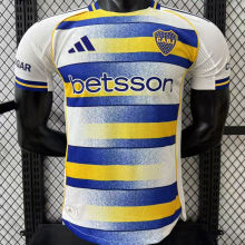 2025/26 Boca Third White Player Version Soccer Jersey