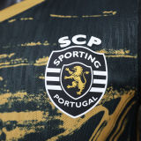 2024/25 Sporting CP Lisbon Third Black Player Version Soccer Jersey  里斯本