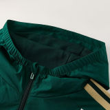 2026/27 Italy Green Hoody Zipper Jacket