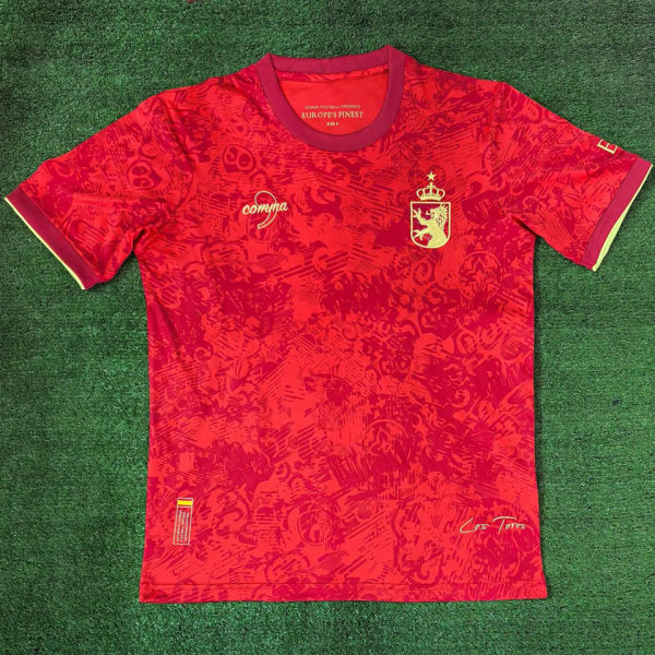 2025 Spain Special Edition Red Fans Jersey