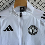2026 M Utd White Windbreaker Jacket  （A Set）