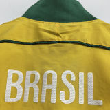 2025/26 Brazil Yellow Retro Windbreaker