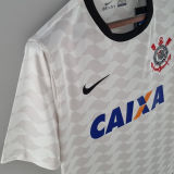 2012 Corinthians White Retro Soccer Jersey