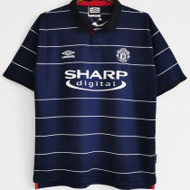 1999/00 M Utd Away Retro Soccer Jersey