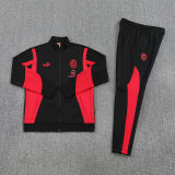 2025/26 AC Black Jacket Tracksuit