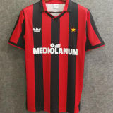 1991-1992 AC Milan Home Retro Soccer Jersey