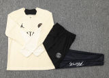 2024 PSG Beige Sweater Tracksuit