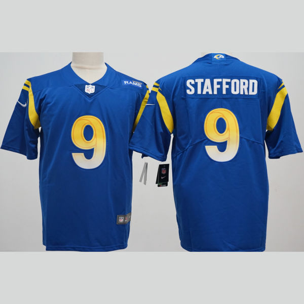 STAFFORD #9 Men's Los Angeles Rams NFL Jersey 公羊(2代）