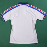 1996 Czech Away White Retro Soccer Jersey