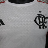2024/25 Flamengo Away White Player Version Soccer Jersey