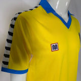 1983/84 Cadiz Home Yellow Retro Soccer Jersey