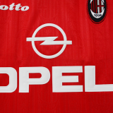 1997/98 AC Milan Red Copa Edition Retro Soccer Jersey