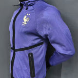 2026/27 France Purple Double Layered Windbreaker  (Size is Slightly Small ,Please Purchase a Large Size)