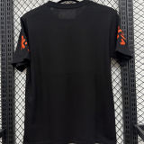 2026/27 Brazil Black Casual Pure Cotton T-Shirt 肩膀字白色