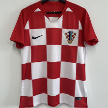2018 Croatia Home Red White Retro Soccer Jersey
