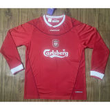 2002/2004 LFC Home Red Retro Long Sleeve Soccer Jersey