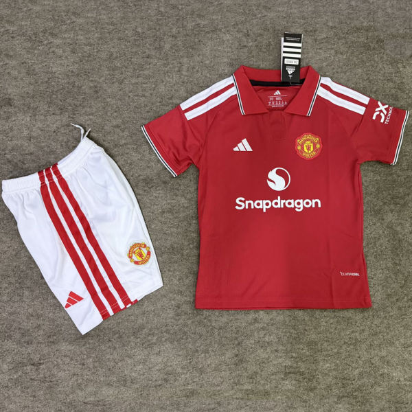 2026/27 M Utd Home Red Kids Soccer Jersey