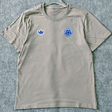 2026/27 Colombia Retro Style Pure Cotton T-Shirt 队微 蓝色