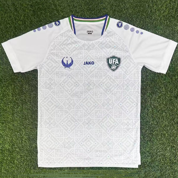 2025/26 Uzbekistan Away Fans Soccer Jersey 乌兹别克斯坦