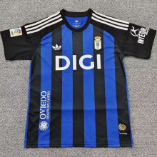 2026/27 Oviedo Blue And Black Retro Style Soccer Jersey