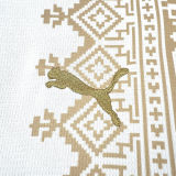 2026/27 Morocco Away White Fans Soccer Jersey (Have Right Patch 有右臂章 黑底白字）