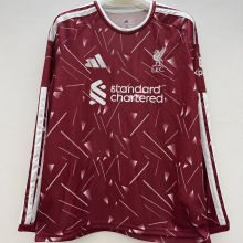 2026/27 LFC Home Red Fans Long Sleeve Soccer Jersey